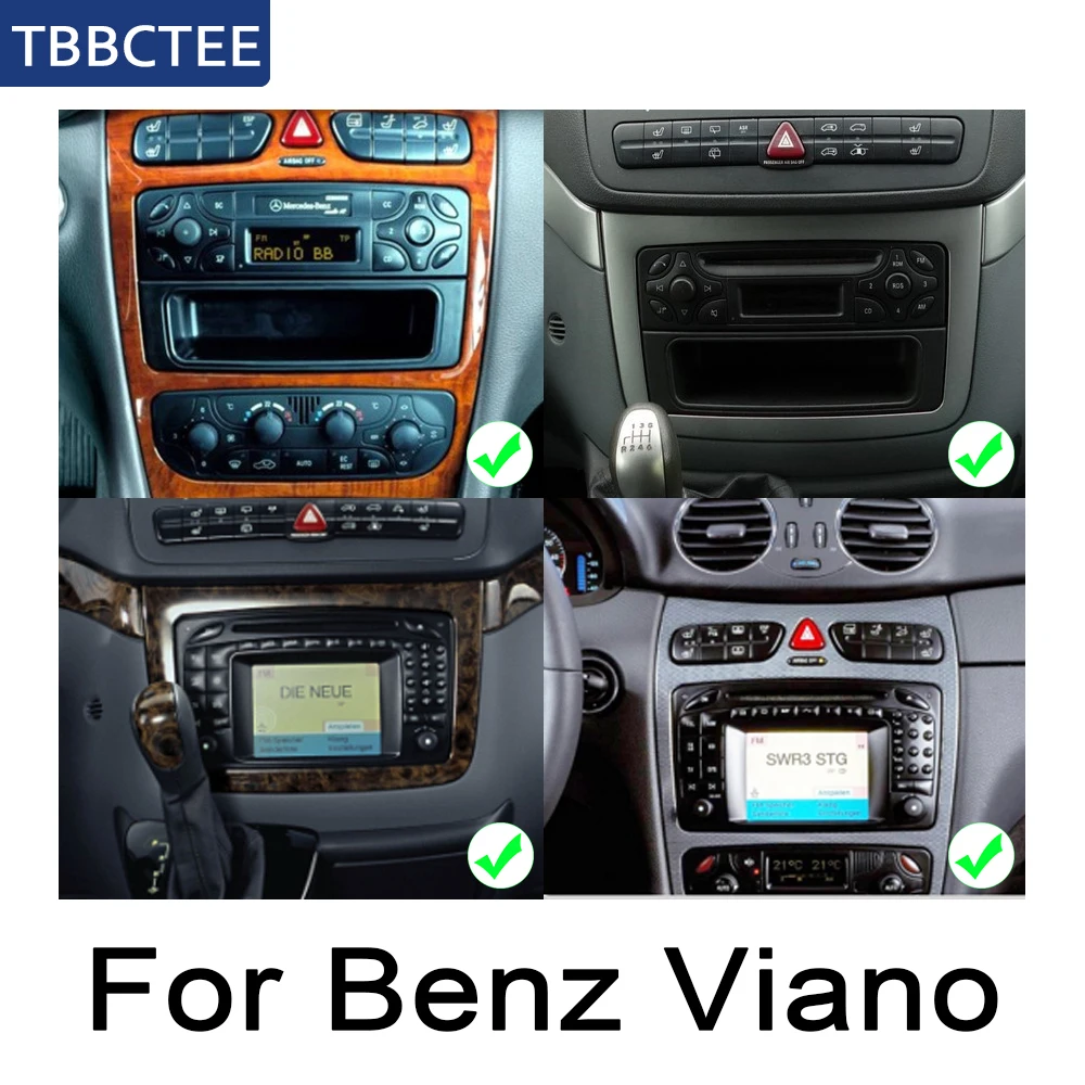 Для Mercedes Benz Viano 2004 ~ 2006 NTG Авторадио автомобильный dvd плеер на основе Android gps