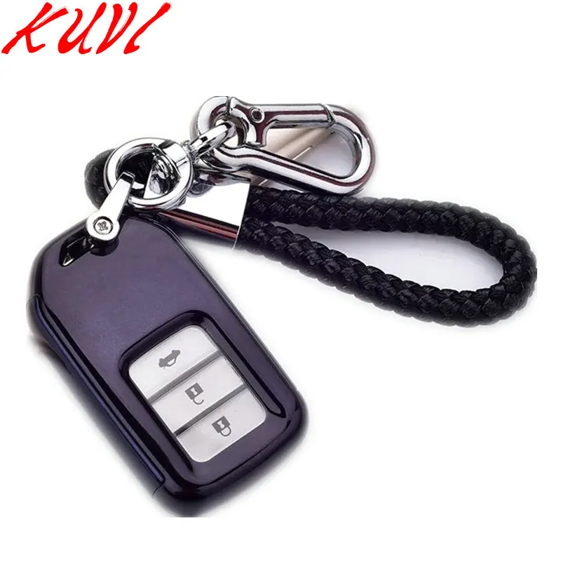 Мягкий ТПУ защитный чехол для ключей для Honda ELISION CIVIC JADE SPIRIOR ACCORD ODYSSEY FIT автомобильный Стайлинг защитный чехол