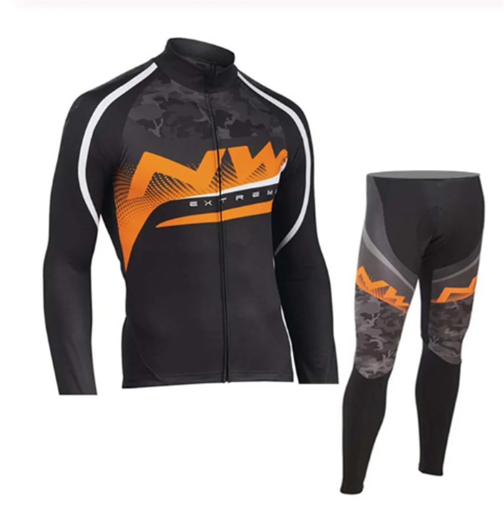 NW Northwave мужские про команды велосипедные свитера цвета Омбре Ropa Ciclismo весна/осень длинный рукав Велоспорт костюм велосипедиста MTB Одежда 2 - Цвет: 9