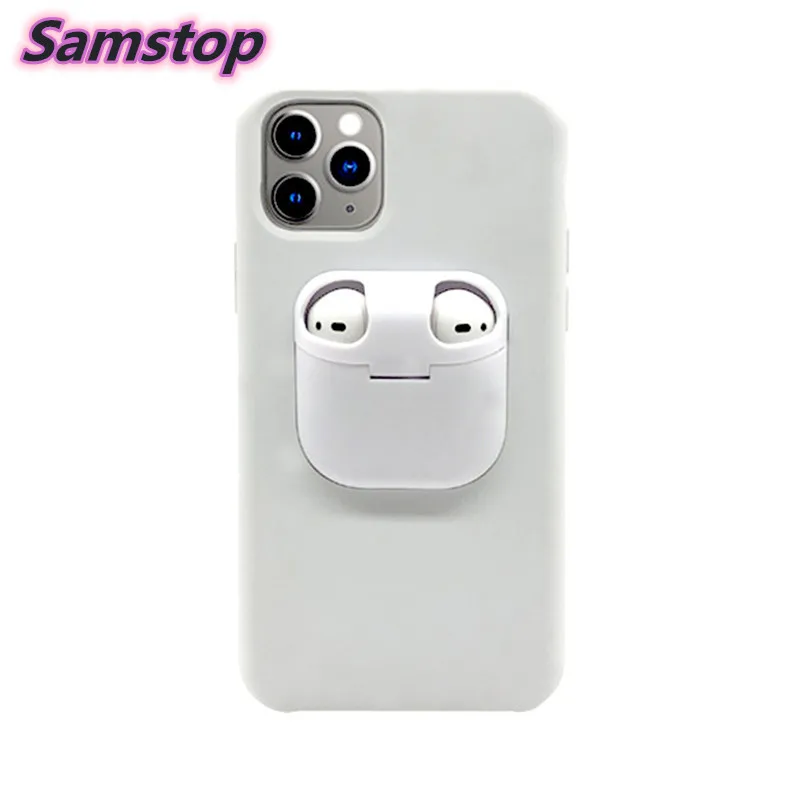 Для iPhone 11 Pro Max чехол Xs Max Xr X 10 8 7 Plus чехол для AirPods Держатель Жесткий Чехол дизайн для AirPods чехол милые цвета
