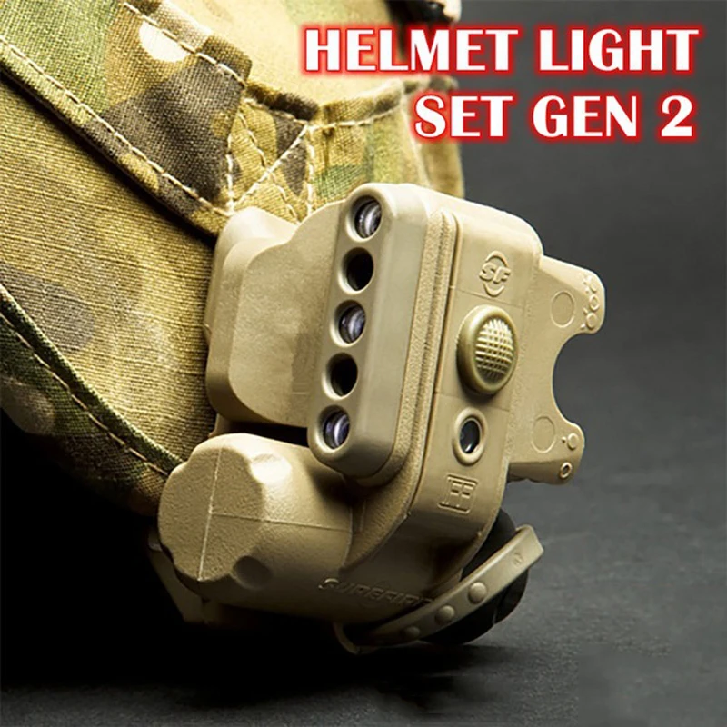 AR15 Accessories M4 M16 GEN2 LED Tactical Helmet Lights Set Field Survival Light Signal Light For Hunting (10)
