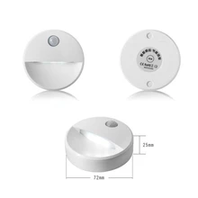 Автоматическое включение/выключение инфракрасный PIR датчик движения светодиодный ночник на батарейках ЛЕСТНИЦЫ шкаф спальня настенный светильник под шкаф