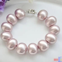 DYY 913++ " 20 мм жемчужный браслет с лавандовым яйцом Южное море