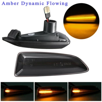 

Auto Accessories 2pcs/Set ABS + PC For Opel Astra J K 2015-19 12V Dynamic Amber LED Side Marker Light Lamp In High Quality