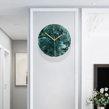

Artistic Print Draw New Design Wall Clock Modern Clock Home Hanging Wall Watch Metal Needle Living Room Decoration Free Shipping