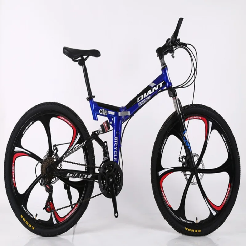 JOYL0VE Road Bikes Racing Bicycle Foldable Bicycle Mountain Bike 26/24 Inch Steel 21-speed Bicycles Dual Disc Brakes