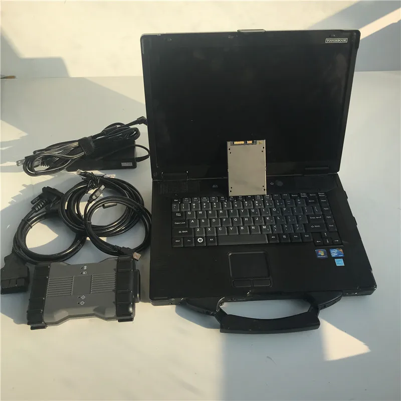Топ mb star diagnosis сканер mb c6 с программным обеспечением ssd,09 v in CF-52 ноутбук 4G toughbook для mb star c5 DOIP VCI полный комплект