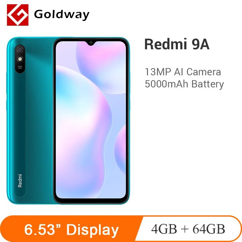 Xiaomi Redmi 9A международная версия смартфона с 5 99-дюймовым дисплеем восьмиядерным