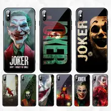 PENGHUWAN Joker Joaquin Phoenix Soft Silicone Phone Case Tempered Glass For iPhone 11 Pro XR XS MAX 8 X 7 6S 6 Plus SE 2020 case