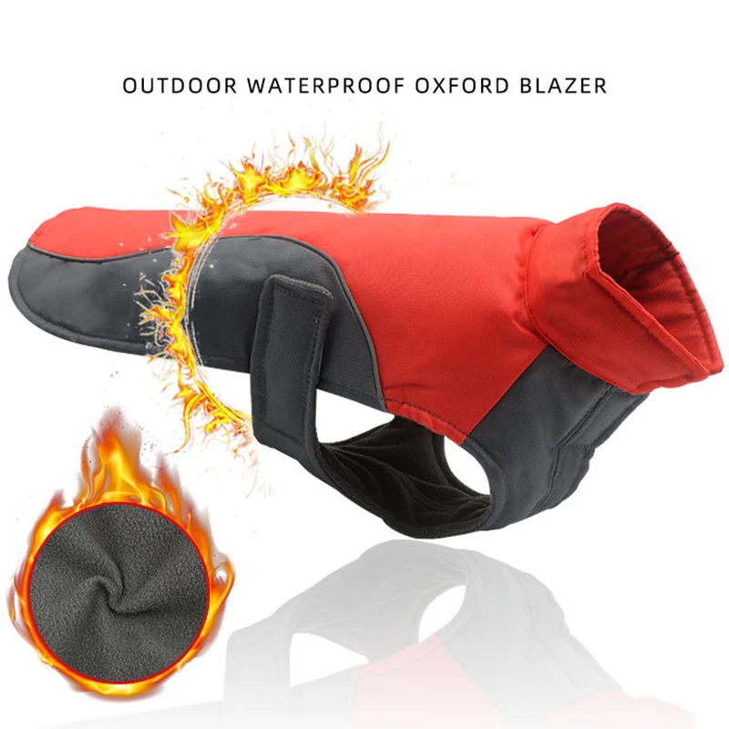Reflective Pet Dog Clothes Waterproof Winter Warm Dog Vest Jackets Soft Fleece Pet Coat for Small Medium Large Dogs Pet Clothing