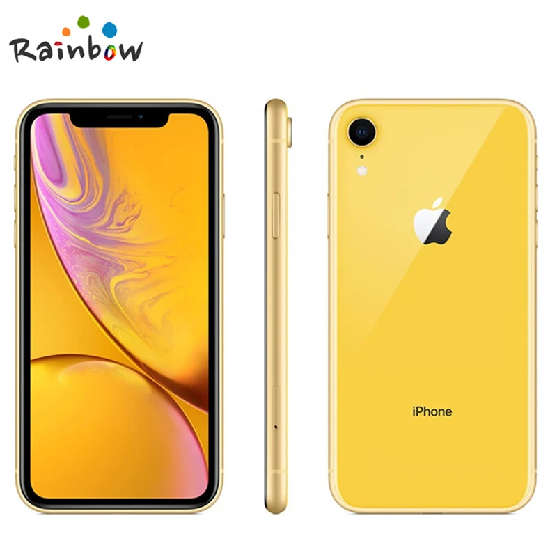 ロック解除オリジナルアップル iphone xr | 6.1 "液体網膜完全 lcd ディスプレイ 64 ギガバイト/128 ギガバイト/256 ギガバイト rom 4 4g lte apple のスマートフォン|携帯電話| - AliExpress