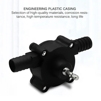 

Oil/Water Pump Electric Drill Pump Self Priming Transfer Pumps Portable 8mm Round Shank Heavy Duty Self-Priming Hand