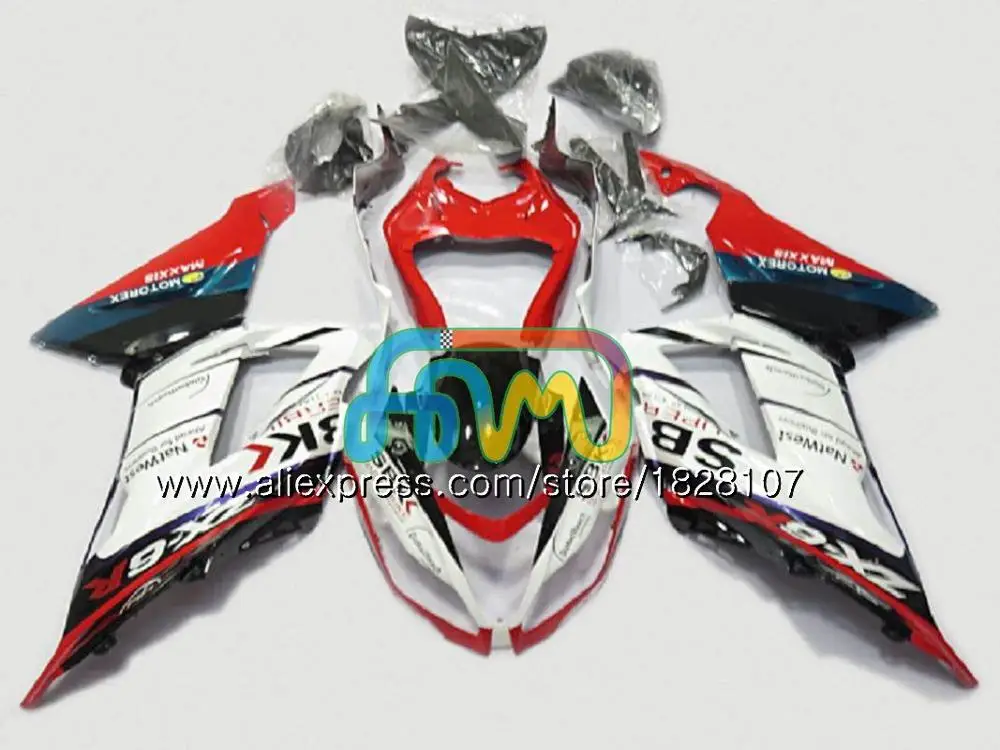 No. 16 Инъекции для KAWASAKI ZX 6R ZX-636 ZX 636 ZX636 25BS. 0 ZX-6R ZX6R 13, 14, 15, 16, 17, 2013 обтекатель Черный Запад - Цвет: No. 16
