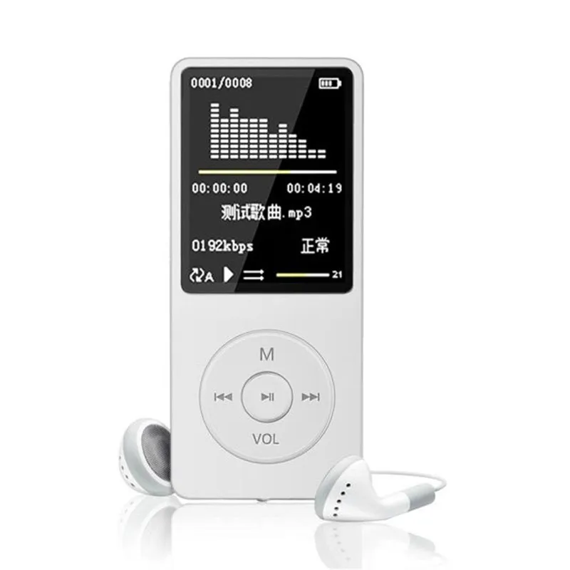 OMESHIN 70 часов Bluetooth MP3 плеер Поддержка FM Регистраторы карт TF объемом до 128 ГБ Динамик Портативный тонкий без потери качества звука Walkman