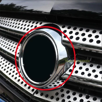 

For Mercedes Benz Vito 2016-2017 1PC ABS Chrome Car Front Head Grille Logo Cover Trim Car Styling Accessories Free Shipping