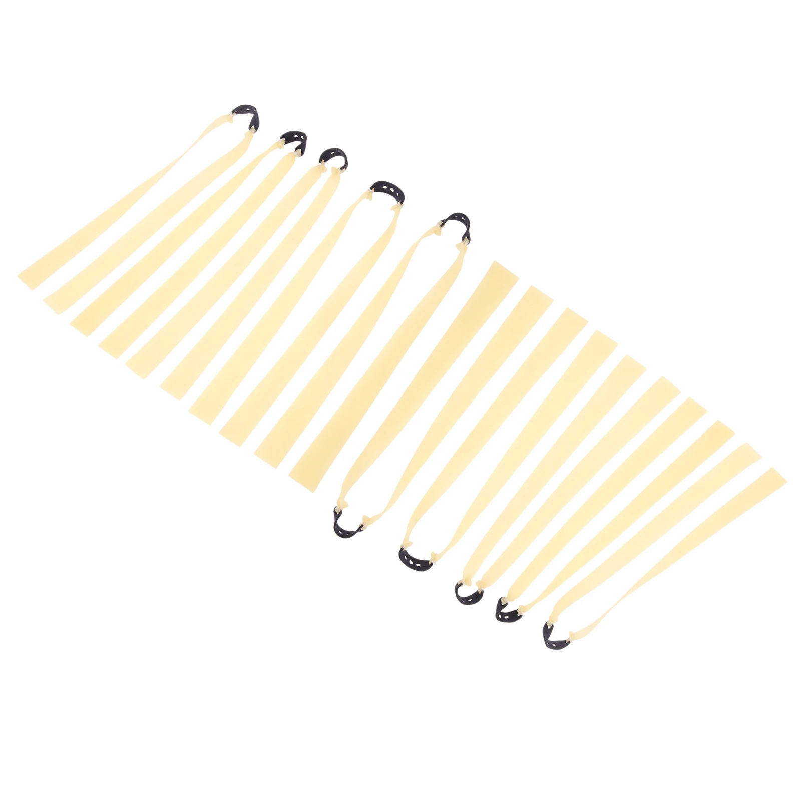 

Рогатка 10 шт., плоская резиновая лента толщиной 1,5 мм, мощная катапульта из натурального латекса, эластичная Эластичная Трубка для тактической стрельбы