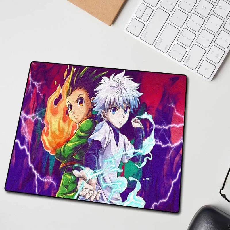XGZ Custom Large Computer Desk Mat Black Lock Edge Hunter GON FREECSS Gaming Mouse Pad Rubber Non-s