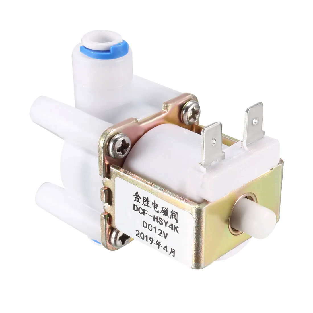 Uxcell Соленоидный клапан для воды DC 12V N/O нормально открытый быстроразъемный впускные клапаны с фильтром