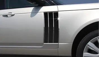 

Car Styling For Land Rover Range Rover Vogue 2013-2016 ABS Side Air Vents Kit Mesh Vent Grille Grill Fender Trims Suitable