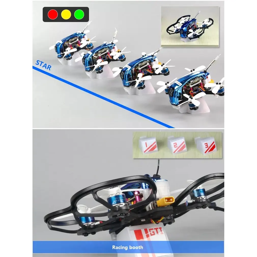 LDARC 90GTI-HD 1080P 98 мм 3S 2 дюймов Whoop небольшой гоночный Дрон с видом от первого лица с самонастраиваемым устройством F4 OSD 20A бесщеточный ESC 200 мВт VTX CADDX черепаха