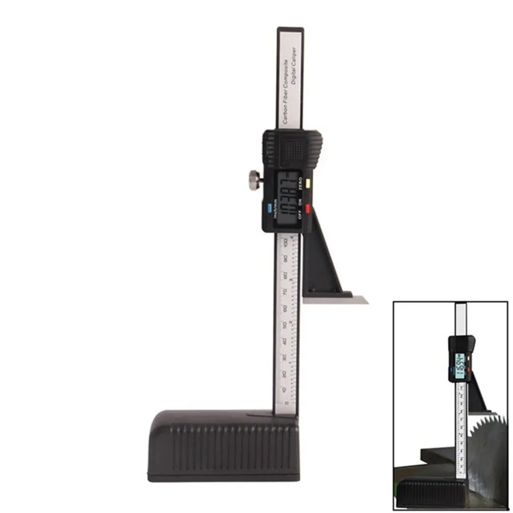 Мини-Цифровой датчик высоты 0-150 мм 0,01 мм штангенциркуль Пластиковая Электроника маркировочная линейка измерительная Магнитная основа