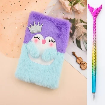 

A5 Kawaii Notebooks With Cartoon Pen Colorful Journal Girls Pocket Diary Planner Stationery For Student Gift Children