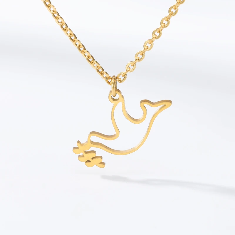Женское ожерелье с гексаграммой и маленькой птицей Collana Kolye Bijoux Collares Mujer Gargantilha
