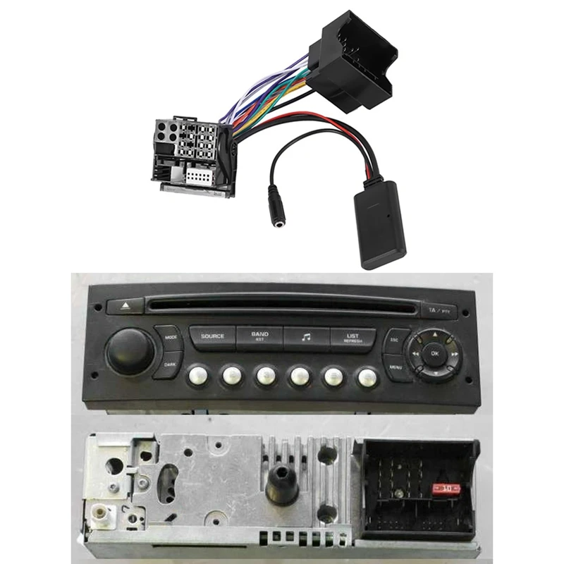 車のbluetooth 5 0 Auxケーブルマイクハンズフリー携帯電話通話アダプタプジョーシトロエンc2 C5 Rd4 Car Towel Aliexpress
