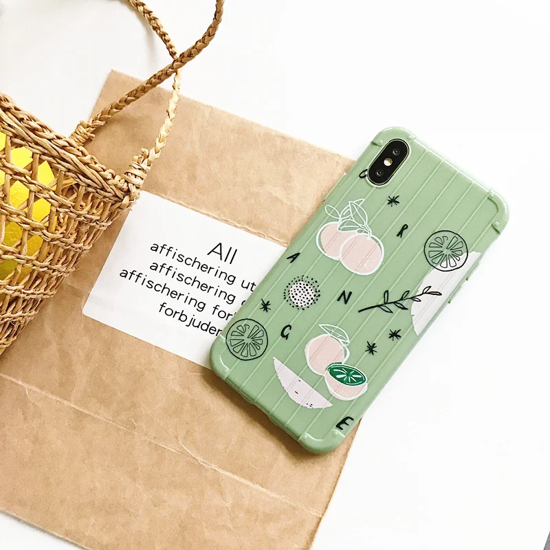 Чехол Lovebay для телефона iPhone 6 6s 7 8 Plus X XR XS Max милый мультяшный оранжевый текст