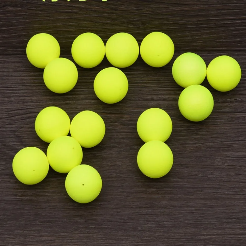 100pcs 5 Size Fishing Float Ball EPS Foam Ball Striking Beans Fishing Circular Float Ball Float Globular Buoy for Fishing