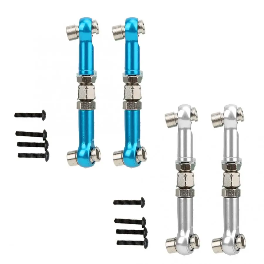 2Pcs/lot Adjustable RC Steering Linkage Rod Front Rear Servo Linkage