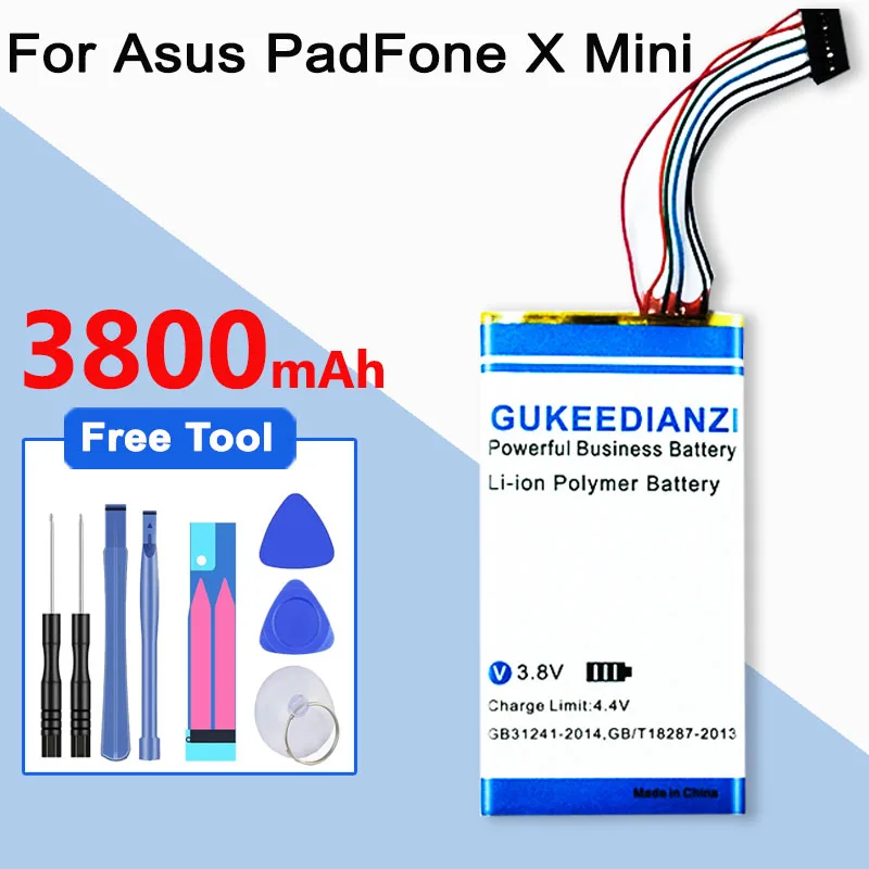 GUKEEDIANZI C11P1407 3800 мАч телефон батарея для Asus PadFone X Mini станция S416 мобильный сменный аккумулятор