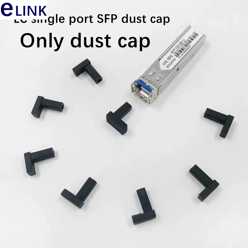 LC Dust Cap for SFP Module Dual Fiber LC Single Connector Duplex Fiber Optical Dust Cover, Silicone FTTH Free Shipping 200PCs