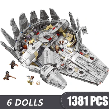 

In Store DIY Building Blocks Bricks Set Lepinblock Movie Star Wars The Force Awakense Millenniumi Falcon Toys for Children Model