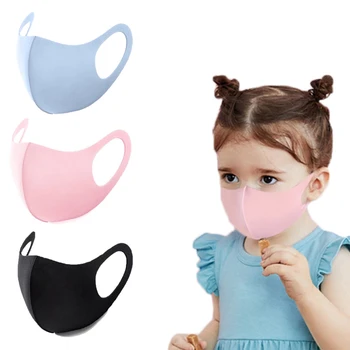 

Mouth Mask Children's Cartoon Animal Print Dust-proof Student Sunshade Windproof Mask Face Cover Ear Cord For 4 ~10 Years Old