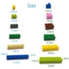 5pcs 6x14 Dots DIY Building Blocks Thin Figures Bricks Educational Creative Size Compatible With 3456 Toys for Children 4