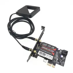 С внешней двойная антенна Настольный PCI-E Intel 8265AC 8260AC 802.11ac 2,4 г/5 ГГц Bluetooth 4,0 настольная карта