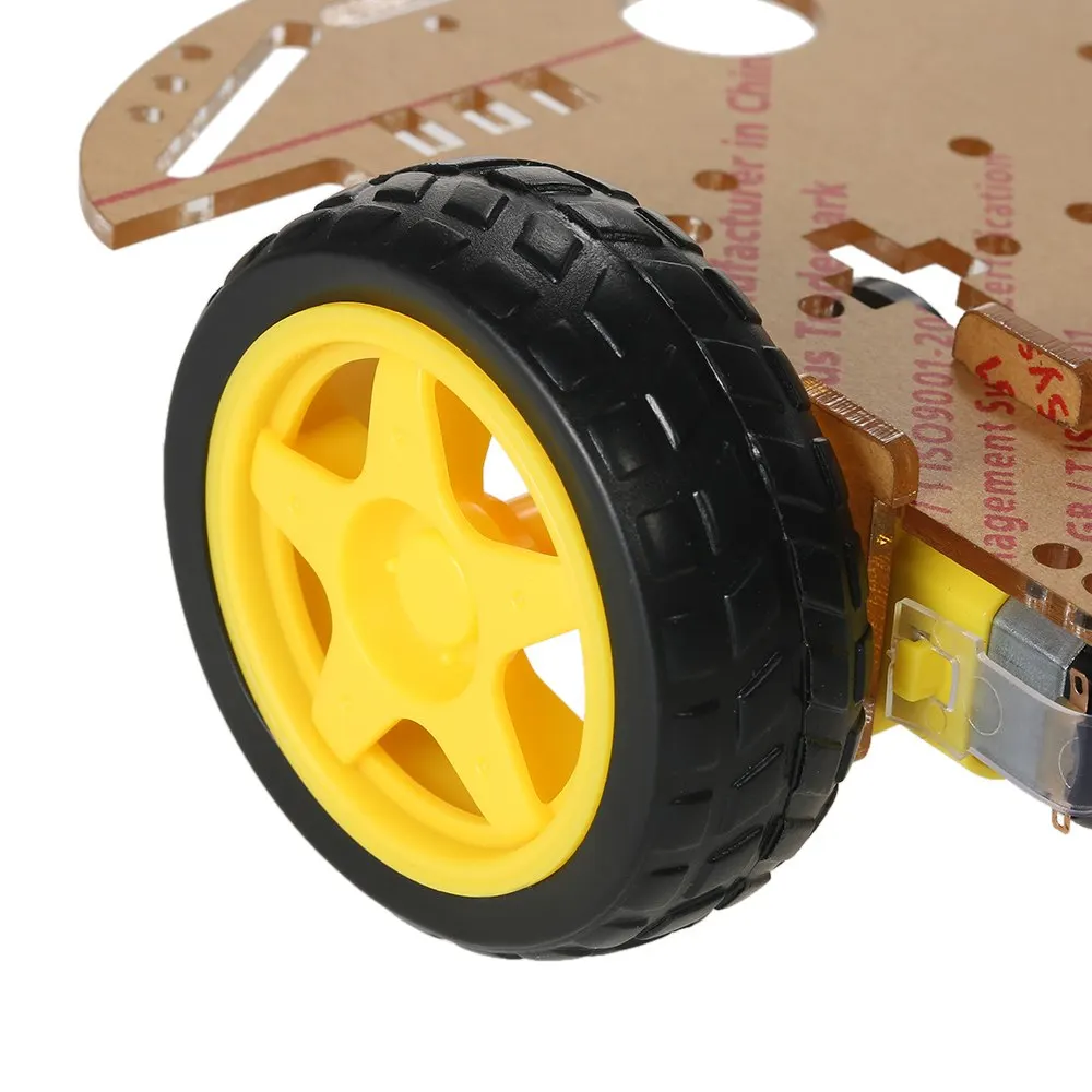 2WD 2-колесный умный автомобиль шасси DIY комплект Трассировка автомобиля Высокое качество двигатели с кодером скорости 2 двигателя 1:48 для Arduino