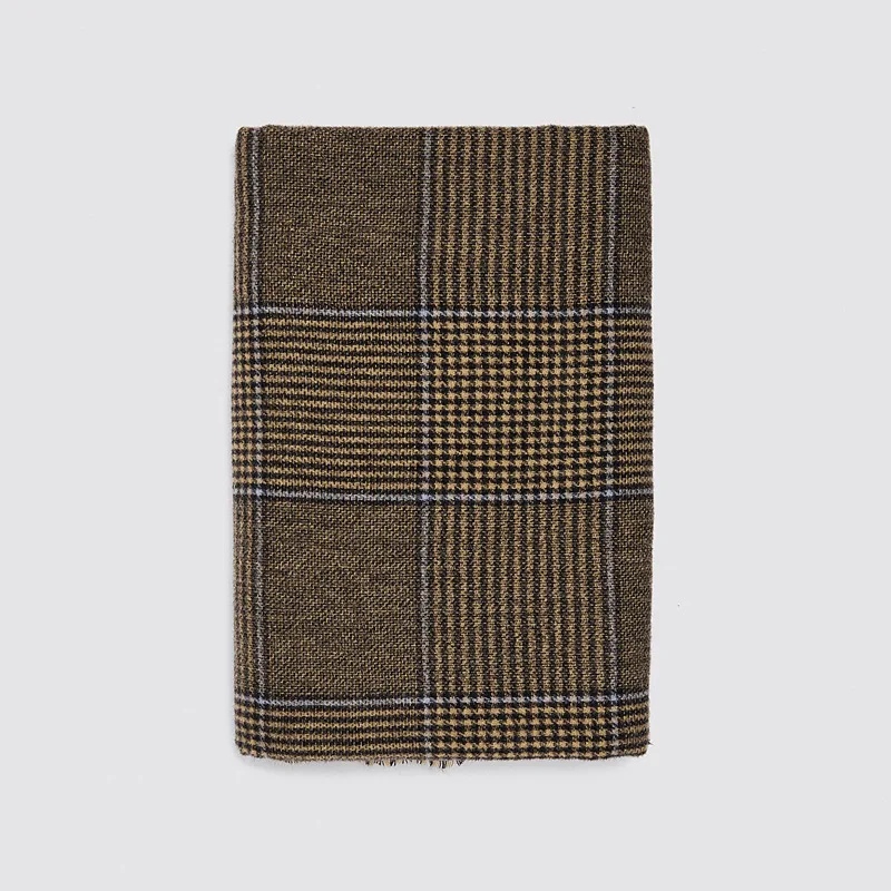 new arrival women houndstooth plaid cashmere blanket scarves female winter thick warm arylic shawl wraps brand scarf