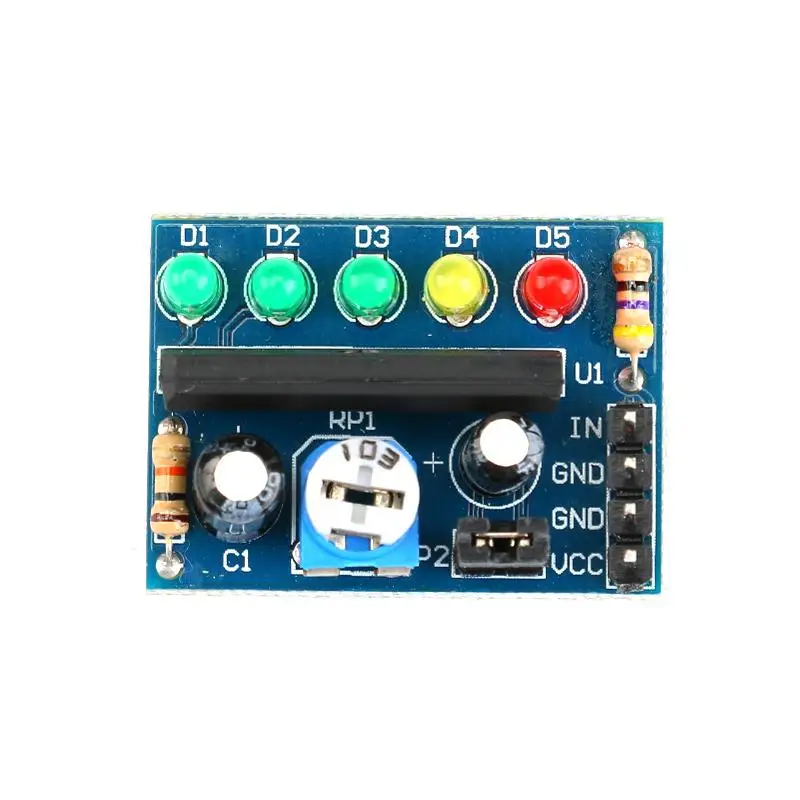 KA2284 Power Battery Level Indicator Pro Audio Level Indicating Module 5 LED Controller AC DC Signal Pcb Board 3.5V-12V (3)