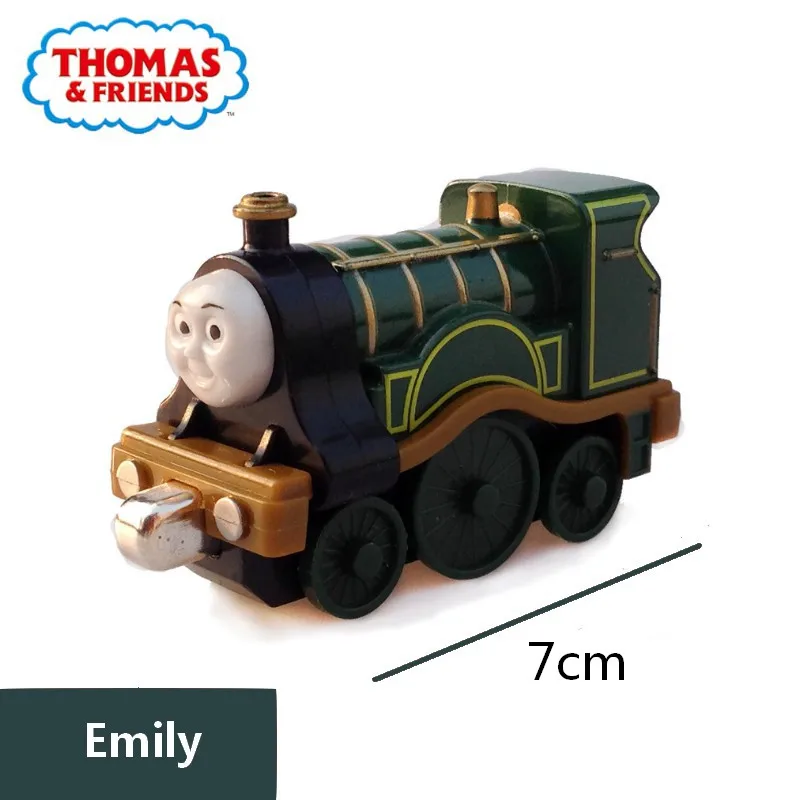 Томас и Друзья классические поезда ролевая модель металлический Пластиковый магнитный трек железнодорожный вагон мальчик игрушка Рождественский подарок - Цвет: Emily