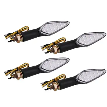 

4pcs/set 20LED 12V Motorcycle Turn Signal Flashing Lamp Built-in Flash Relay T8WF