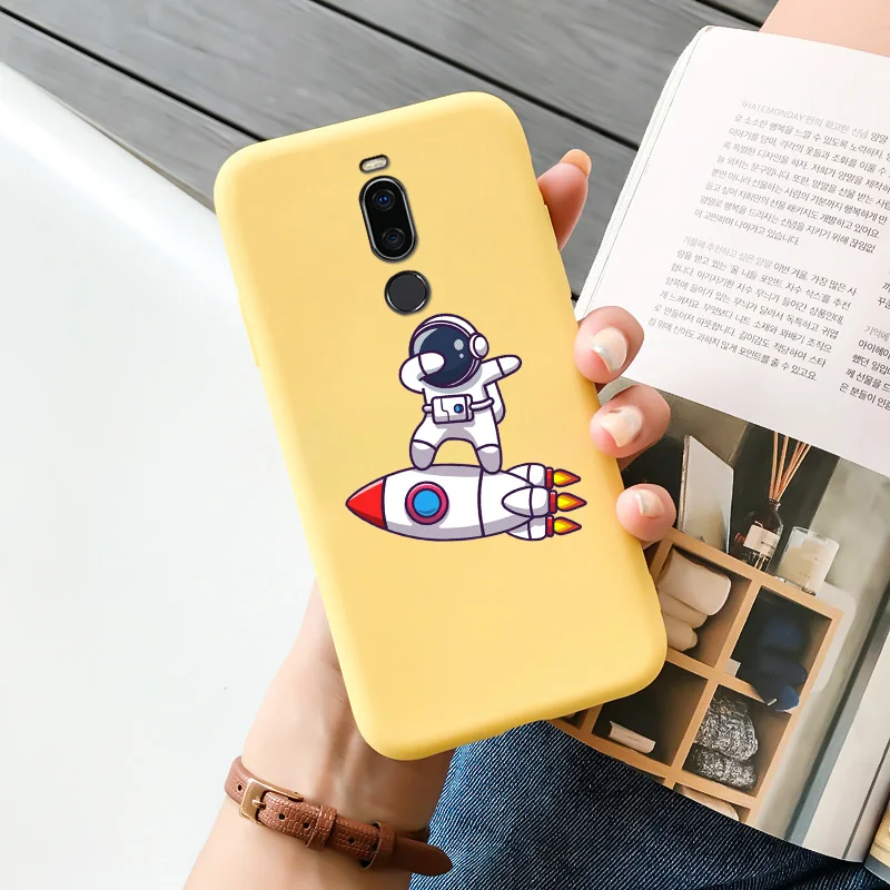 Cases For Meizu Astronaut TPU Soft Shell For Meizu X8 Case Personality Tide Shell For MEIZU X8 Case Silicone Edging Matte Phone For MEIZU meizu phone case with stones Cases For Meizu