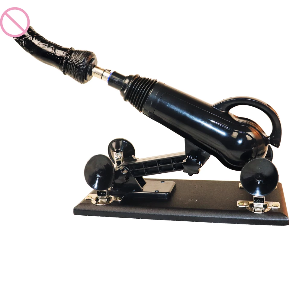 Men and women sex machine with sex toys for women and men - Automatically retractable dildos for men and women Pump gun 3