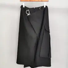 2019FW winner Новая женская юбка с карманами женская повседневная юбка средней длины ddxgz2 11,21