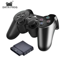 DATA FROG 2.4GHz Wireless Controller For Sony PS2 Gamepad Joystick Joypad Playstation Console PS3 PC