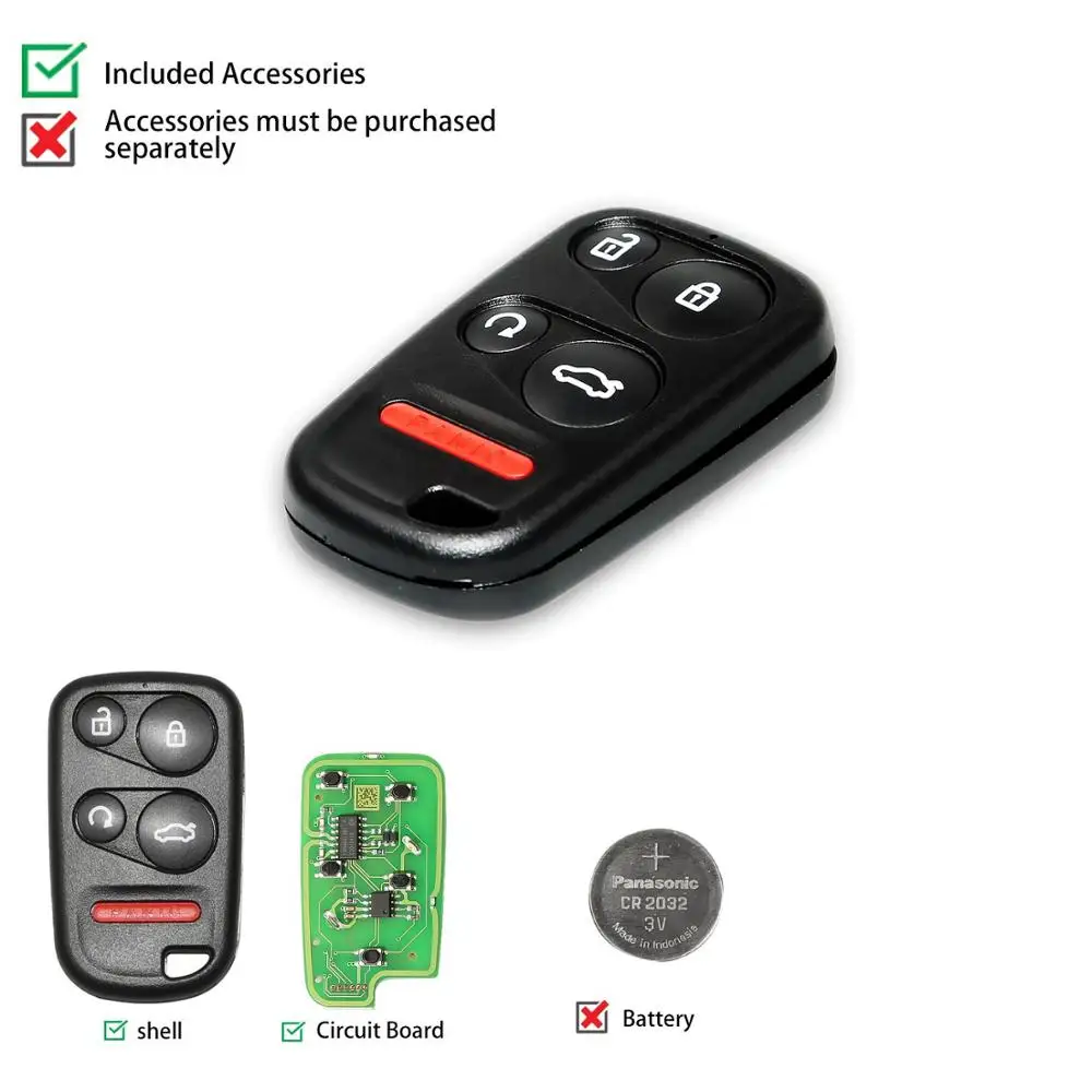 XHORSE XKHO03EN универсальный дистанционный брелок для ключа VVDI с кнопкой
