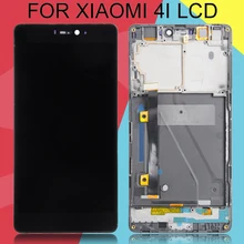 Dina mi co mi 4i lcd с заменой рамки для Xiaomi mi 4i lcd с кодирующий преобразователь сенсорного экрана в сборе mi 4I дисплей