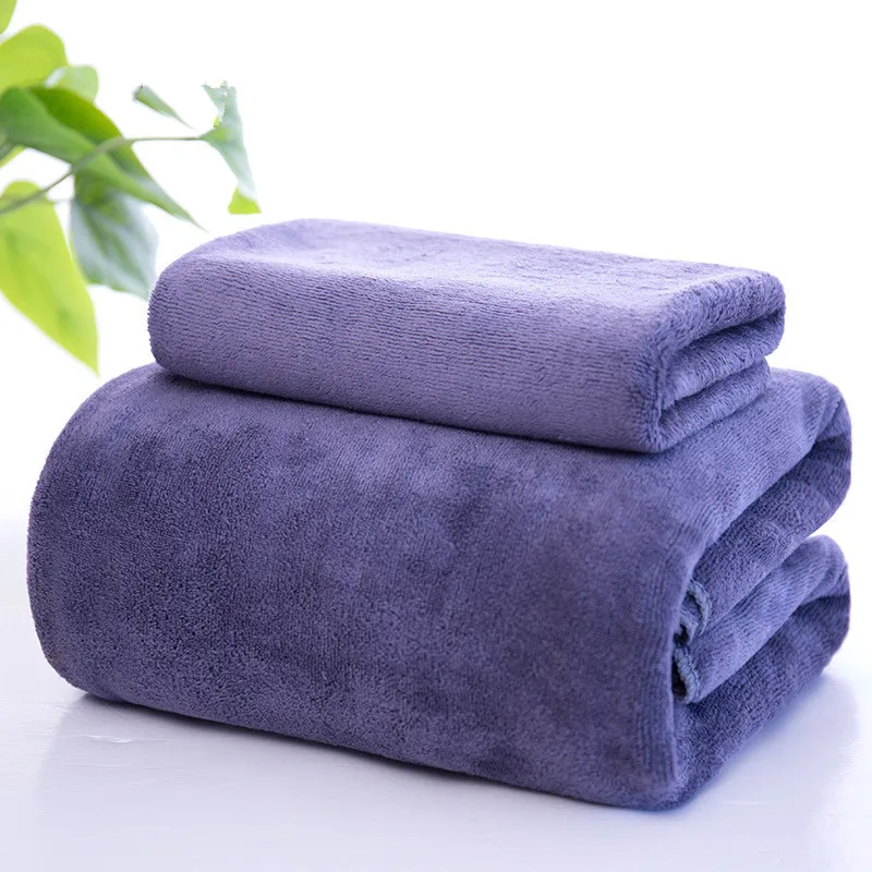 Thickened Microfiber Bath Towel Large Bathroom Super Absorbent Bath Towel Bathroom Sports Travel Super Soft
