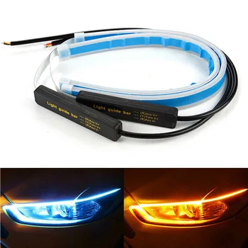 

Universal Turn Signal light Strip Replacement Cutable Slim Amber Flexible